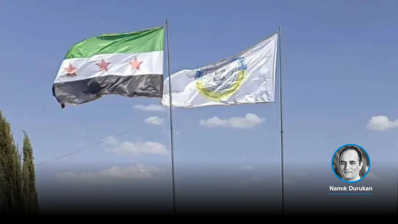 kuzeydogu suriyenin ikbyye acilan sinir kapisinda suriye bayragi gondere cekildi sam tek tarafli bir eylem 87C7Vmvv