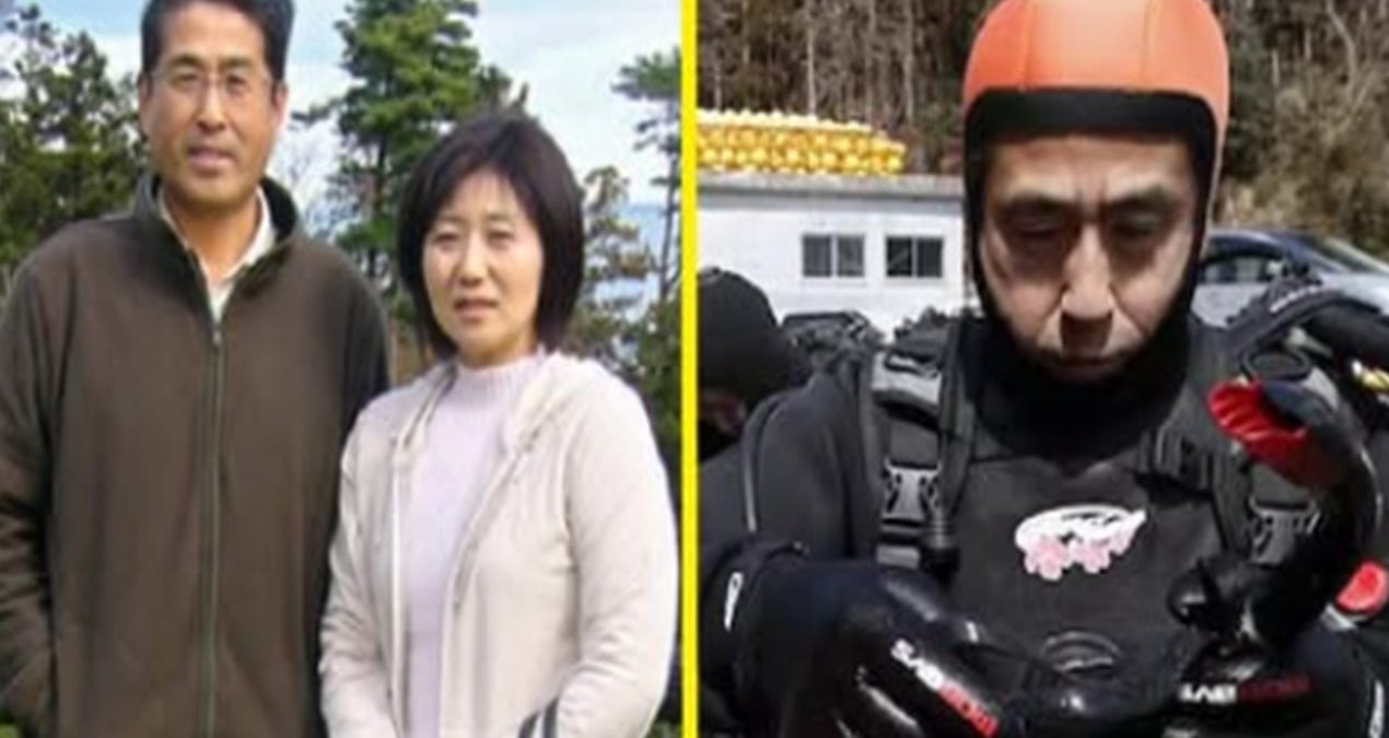 Tsunamide kaybettiği karısını tam 14 yıldır denize dalış yaparak arıyor