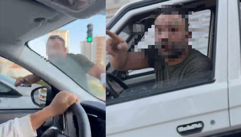 trafikte tartistigi kadinlarinaracina saldirdi 4yrdlRst