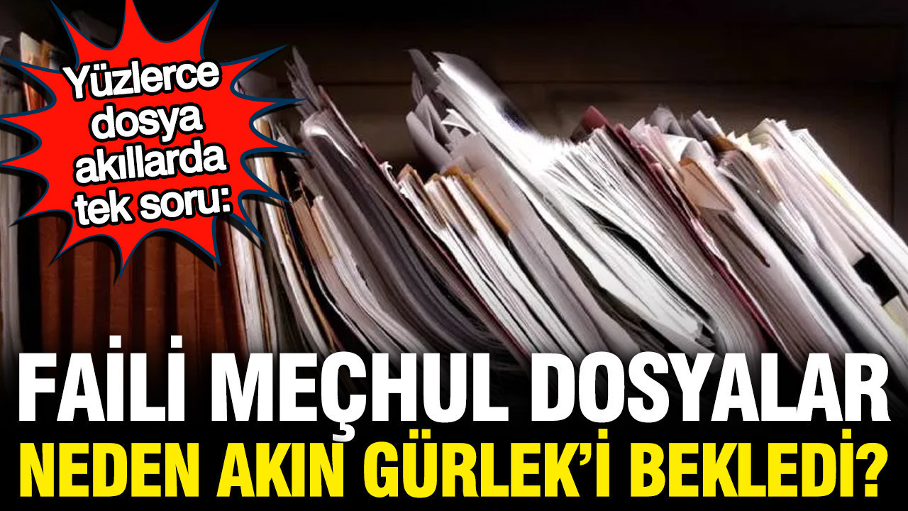 Faili meçhul dosyalar neden bugüne kadar açılmadı, neden Akın Gürlek’i bekledi? Img