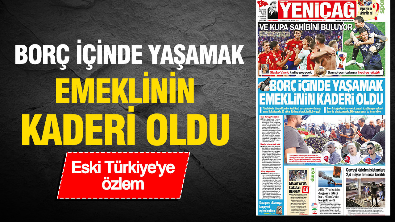 Yenicag gazetesi borc icinde yasamak emeklinin kaderi oldu nxX99fSj